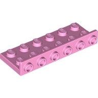 Lego držák 2x6 - 1x6 invertovaný, světle růžová (6288330)